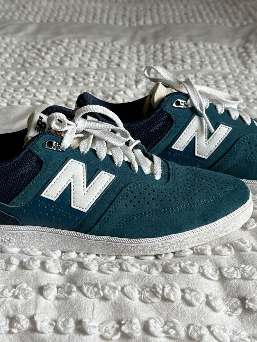 New Balance 508 Numeric Brandon Westgate Teal/White Men’s 7.5 or     Women’s 9